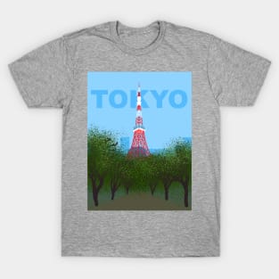 Tokyo Tower (Day, TOKYO) T-Shirt